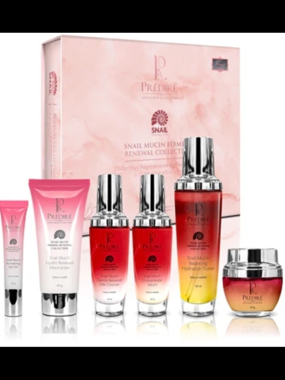 PRÉDIRÉ Snail Mucin Firming Renewal Set - Factory Sealed
